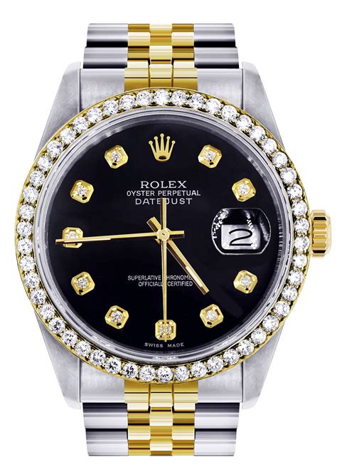 rolex datejust balck gold|rolex all gold datejust.